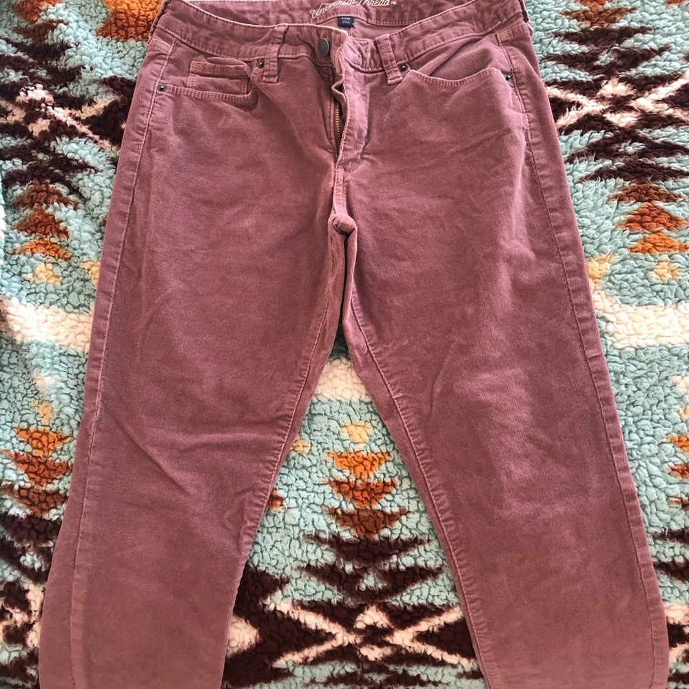 Pink corduroy pants